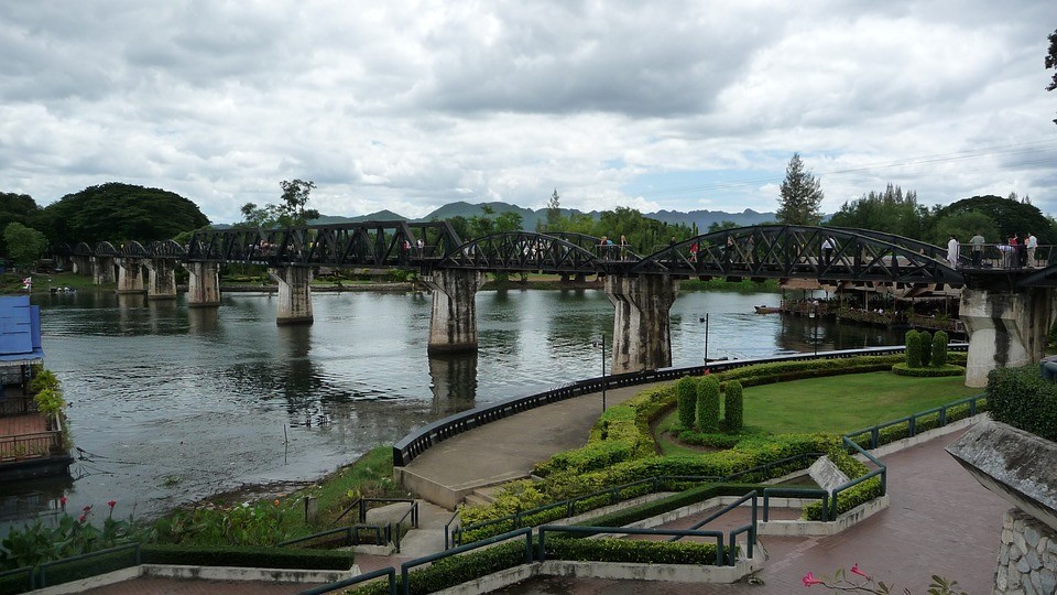 Bridge, River, Kwai, Landmark, Tourist, Attraction