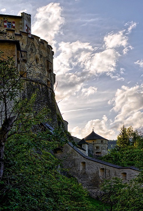 Tower, The Walls, Castle, Hohenwerfen, Austria