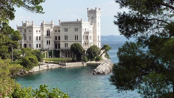 Castello Di Miramare, Castle, Adriatic